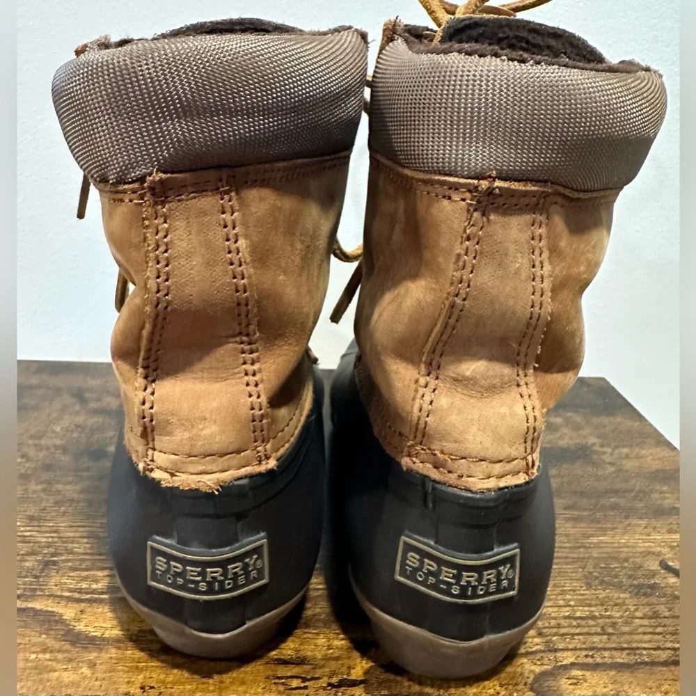 Sperry Top Sider Women’s Brown Waterproof Boots Size 5